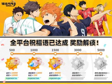 全平台祝福语目标达成丨奖励解锁【1500】