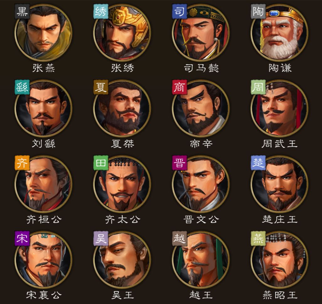东亚华夏历史大乱斗,耗时3个月个人制作地图+剧本 4
