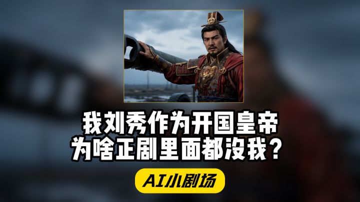 我刘秀作为开国皇帝，为啥历史正剧里都没我？截图