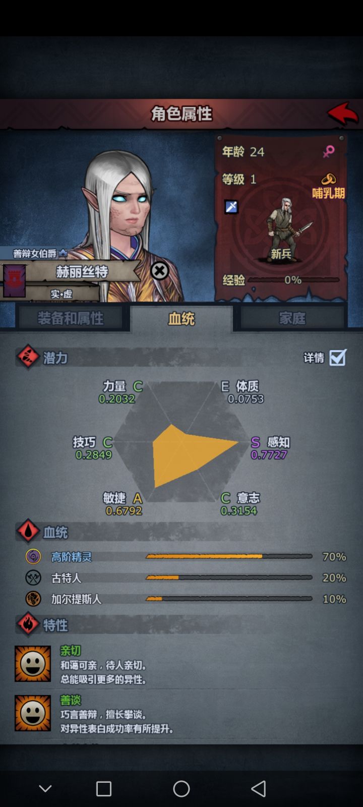 记录一下,第一个全血人。截图