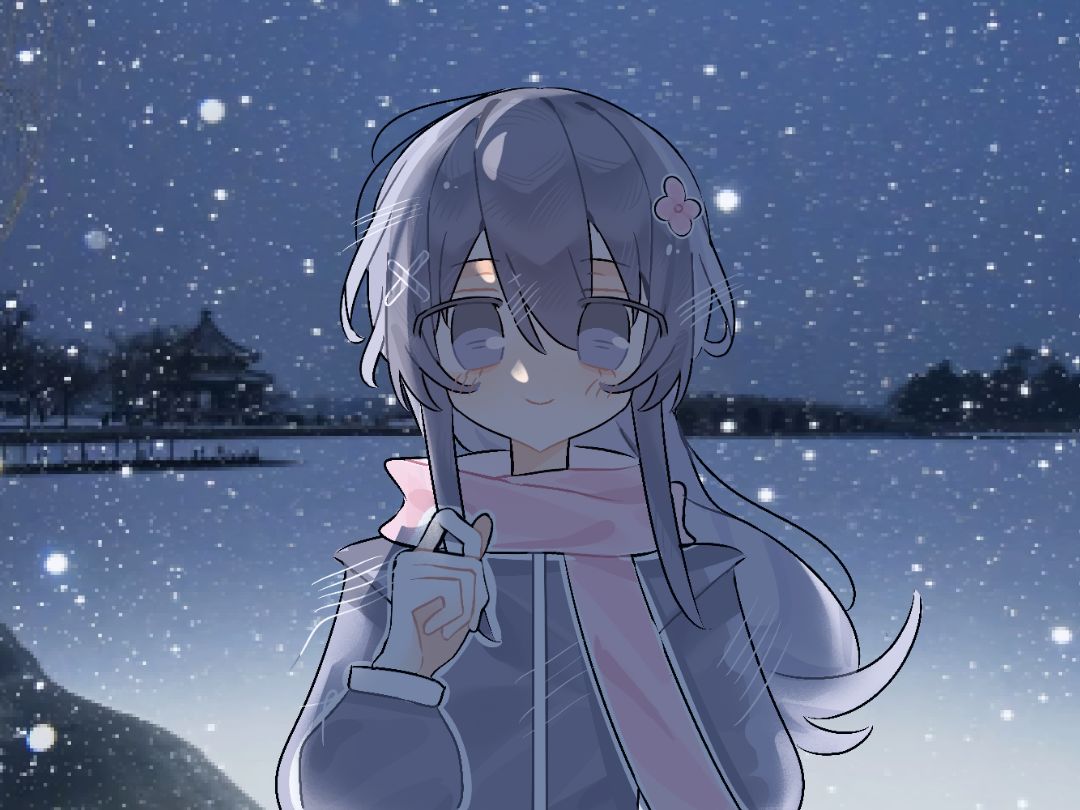 染猫猫看雪 3