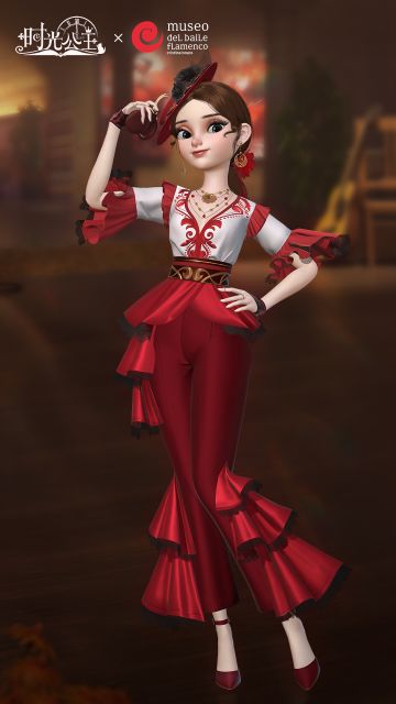 《时光公主》x 世界非物质文化遗产Flamenco舞蹈艺术官方博物馆Museo del Baile Flamenco联动专属服饰【塞维利亚之旅】即将上线！