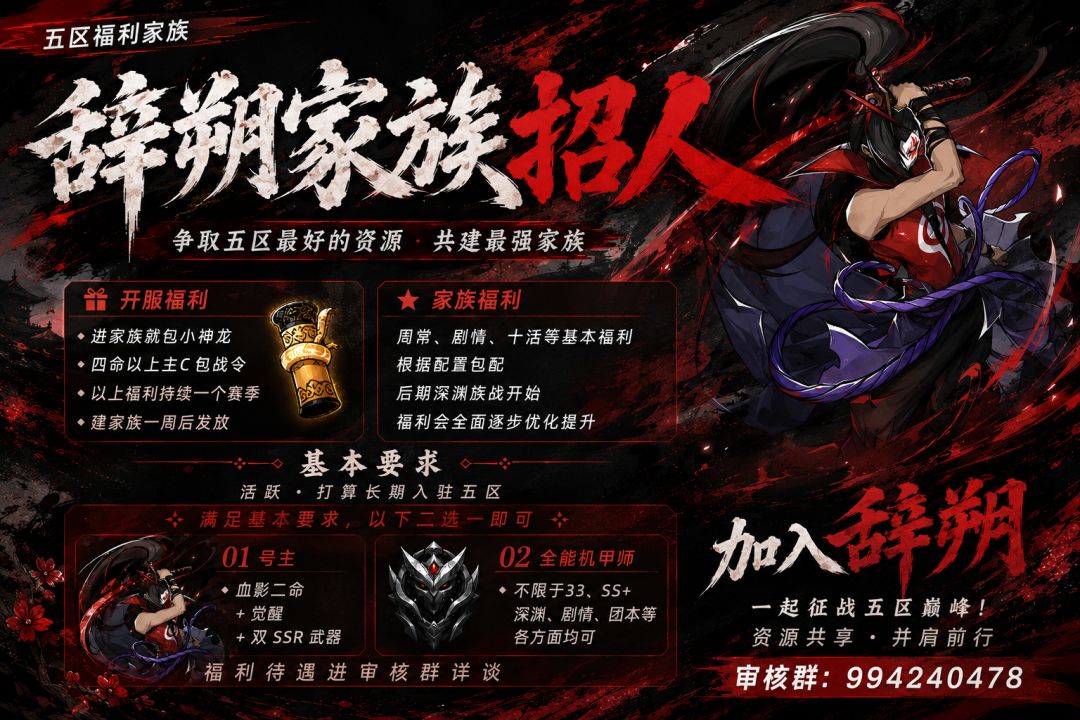 五区第一个五级家族辞朔 1
