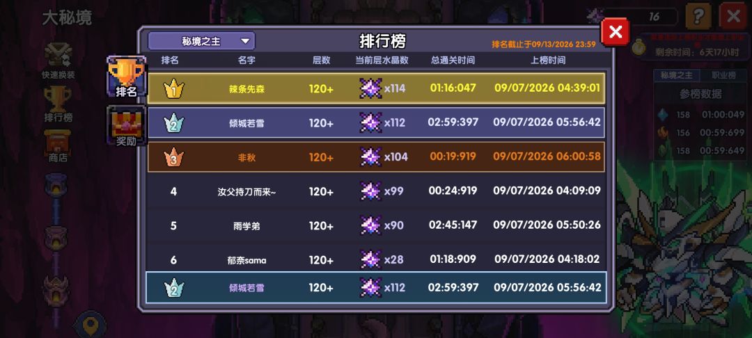 限制1min 但1min49ms仍会被计入通关成绩 3