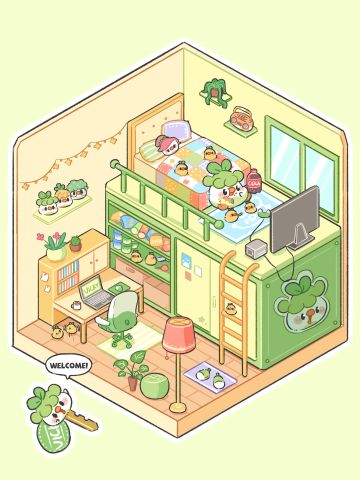 分享一个小菜鸡的休闲空间！#游戏推荐#游戏安利#装修游戏#模拟经营#国产游戏