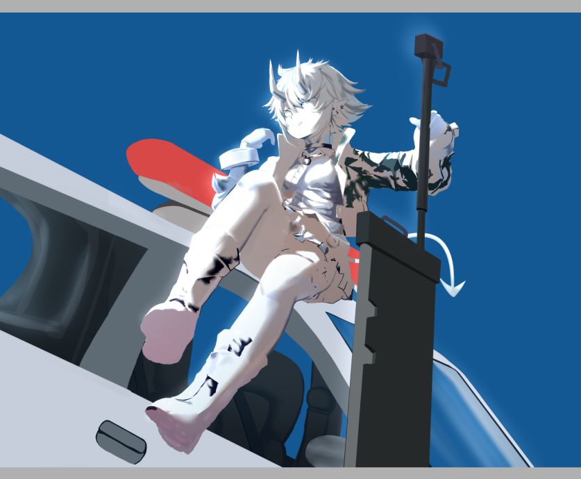 【喧响绘画委托】苍角参上 2