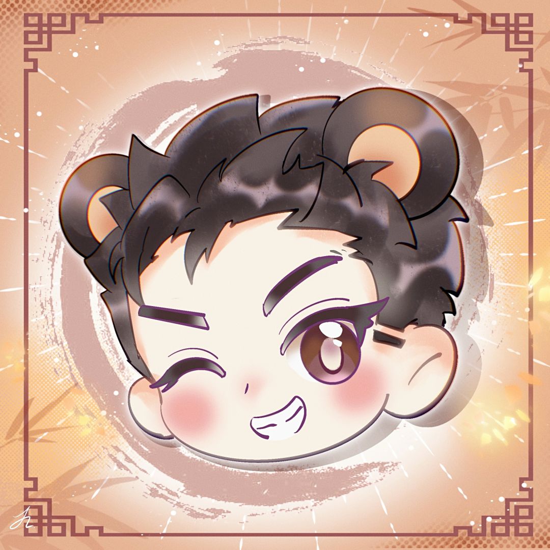 【盗墓笔记|同人二创】画了铁三角✨头像！ 3