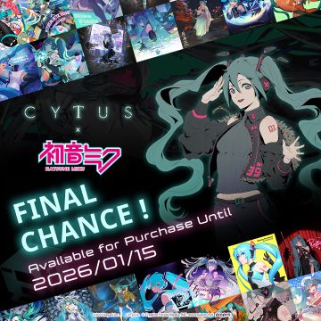 ​Cytus II x 初音未来 二次合作即将结束！
合作角色「Miku」、曲包「Miku Extend 2025」将限时贩售至 2026.01.15
请各位玩家把握时间，抓紧最后的购买机会啦！
* 购买角色「Miku」或曲包「Miku Extend 2025」后将保留在购买账号之中，限时贩售截止后也可永久游玩
#初音未来 #HatsuneMiku #Cytus #C2#cytus#hatsunemiku