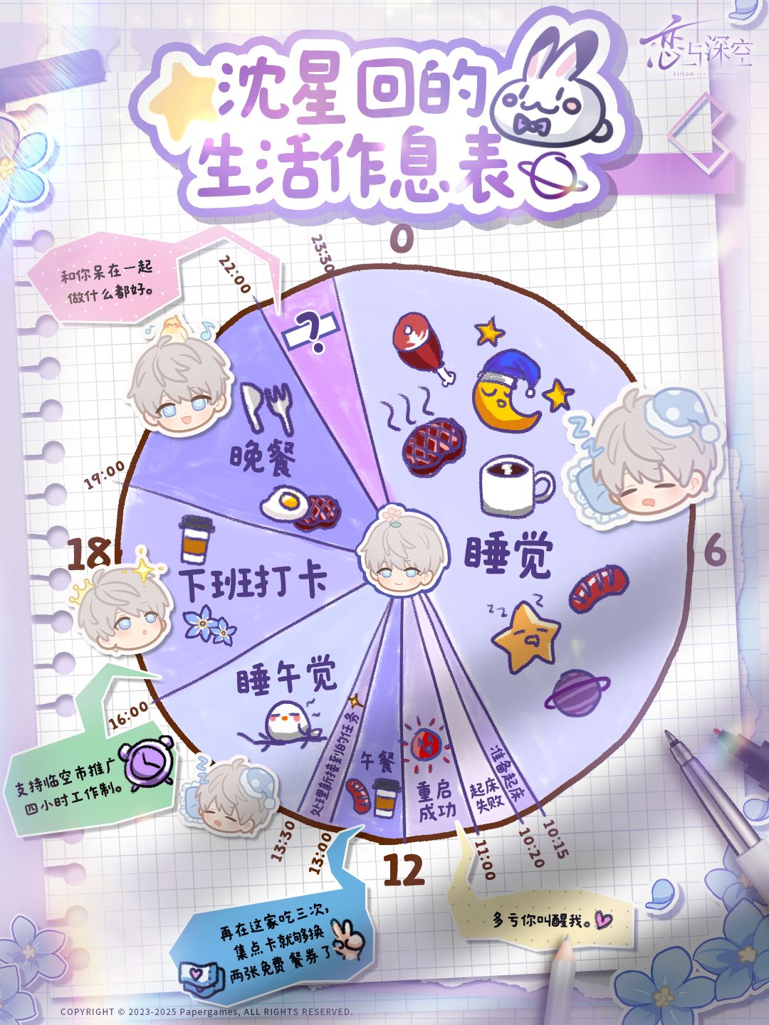 沈星回的作息 1