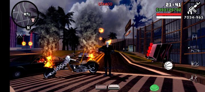 GTA.SA恶灵骑士模组玩截图