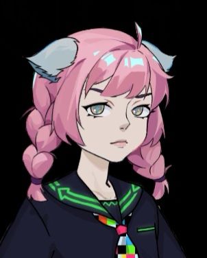 又是一个bug了,女儿戴上小恶魔帽子之后。 2