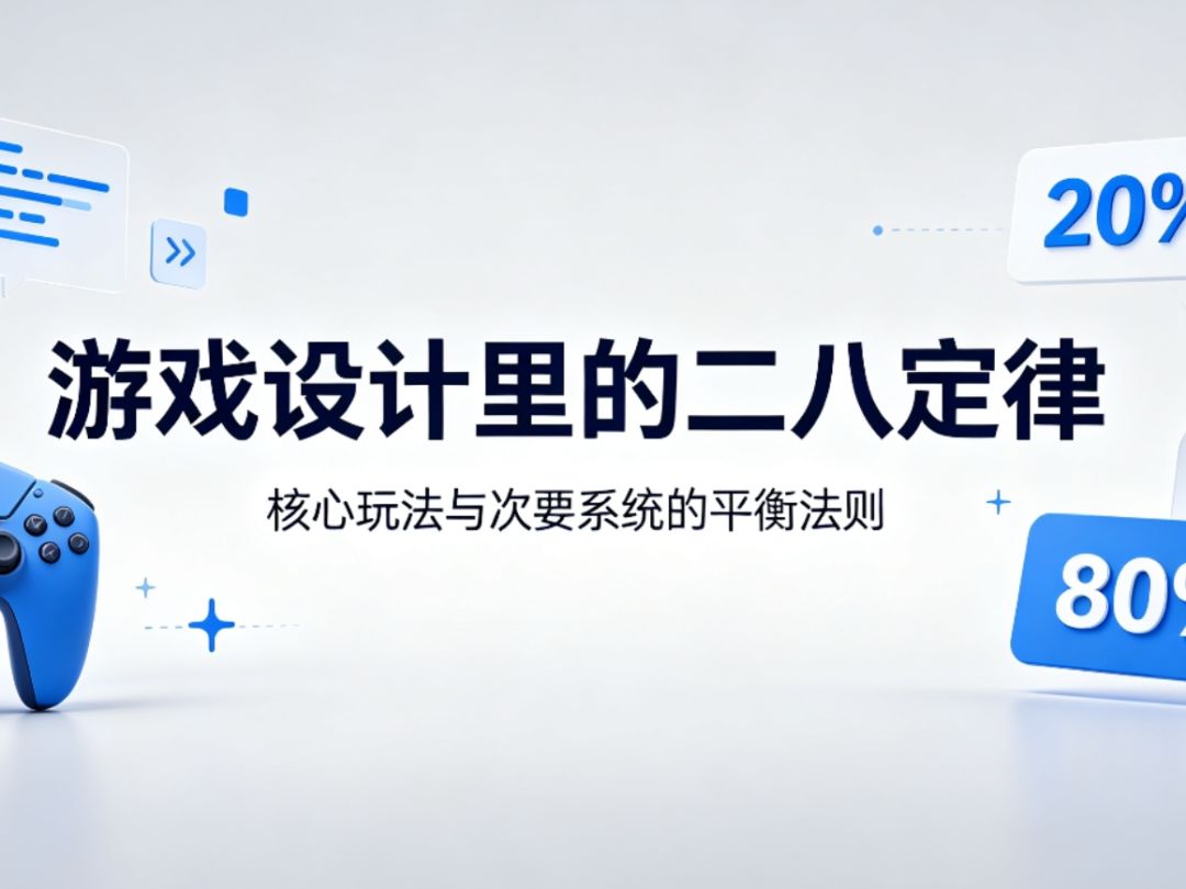 游戏设计里的“二八定律” 1