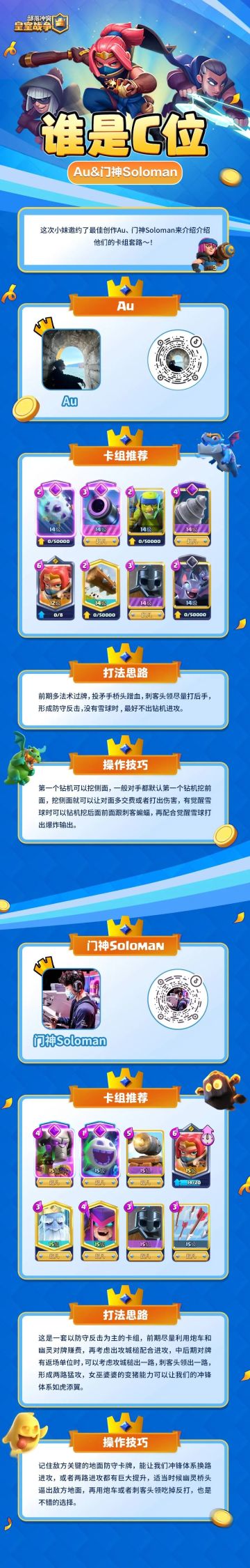 谁是C位：看看Au&门神的常用卡组