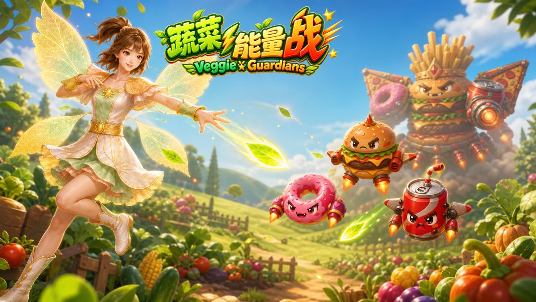 我们把《蔬菜能量战》做成了一场竖屏弹幕战 1