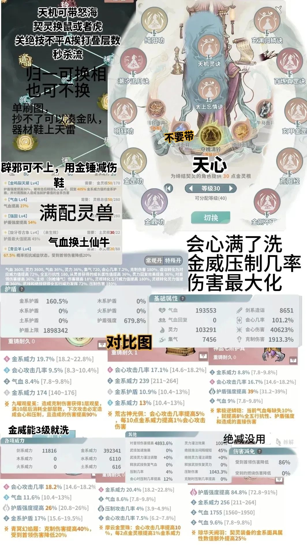 飞升版本金队一图流(金仙回盾流) 2