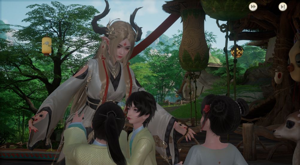 游戏里的婆婆出场也太美了 3