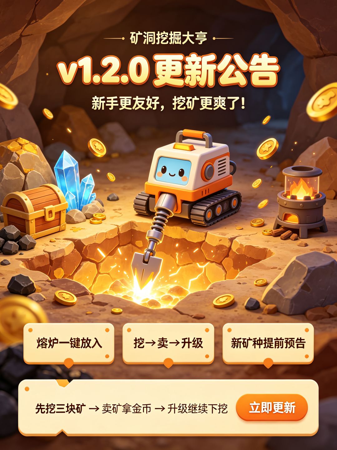 《矿洞挖掘大亨》v1.2.0 更新公告 1