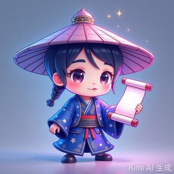 AI自制角色：月影