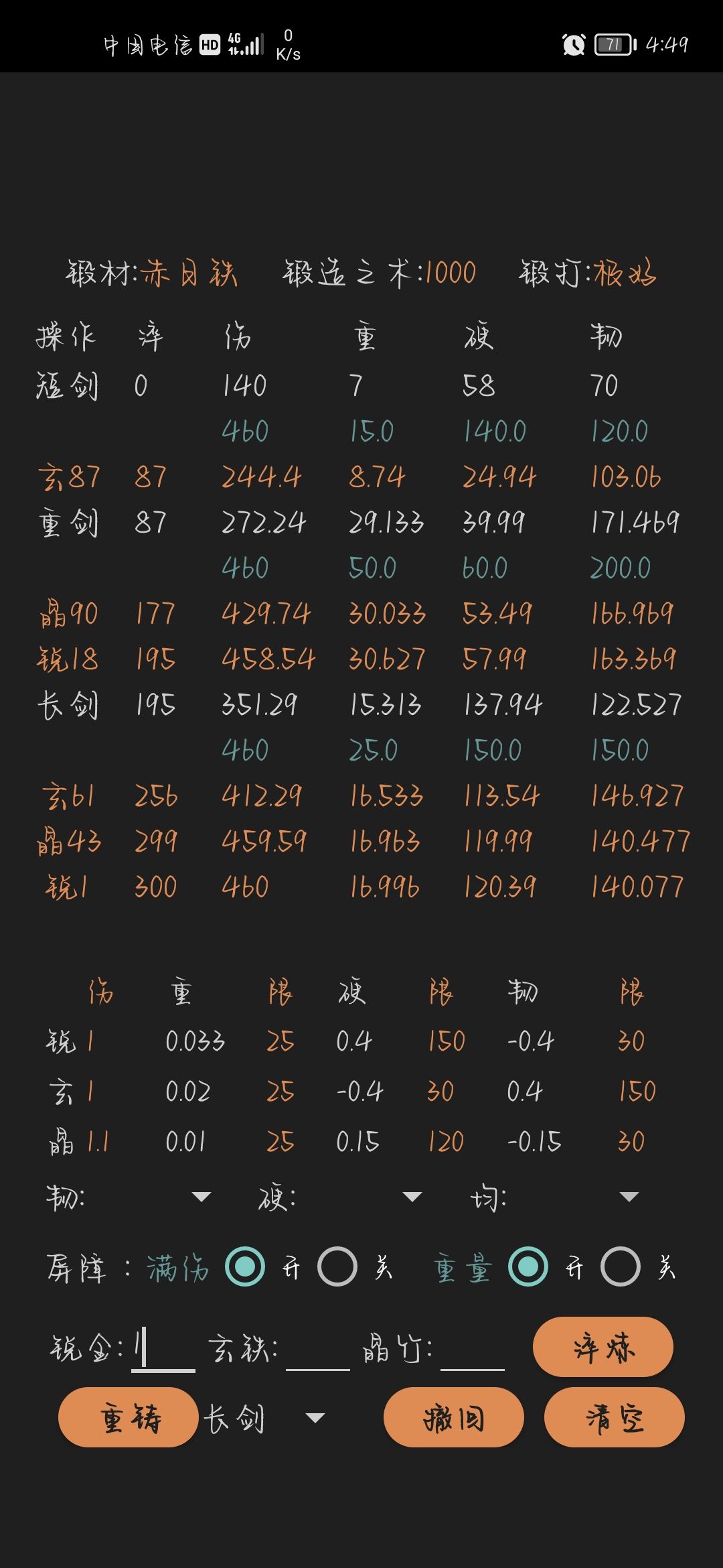 论长剑重铸 3