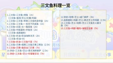 【三文鱼系列】菜谱一览(16)