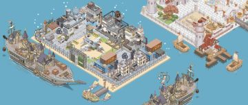 山光水色的浪漫水上城市布局分享~