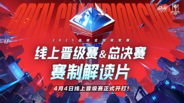 全民冠军赛线上晋级赛4月4日19时开赛，详细赛制解读即刻获取！