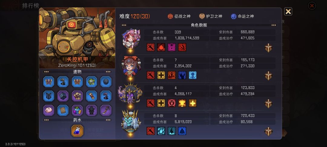 120(30)全抢达成 1