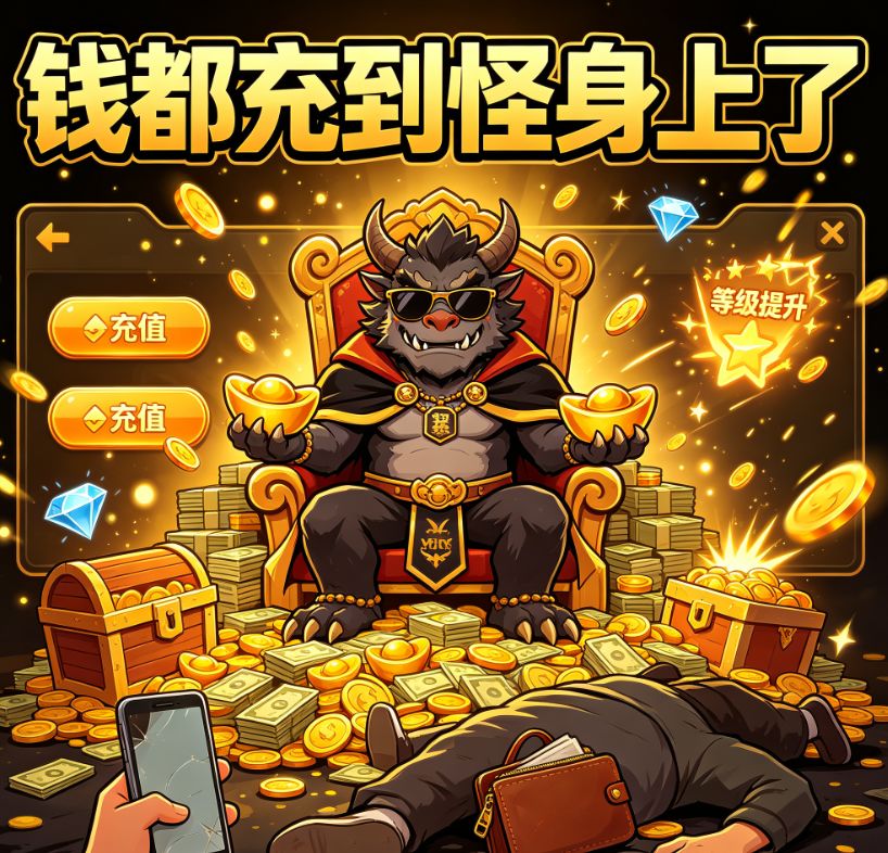 钱都充到怪身上了.哈哈哈 1