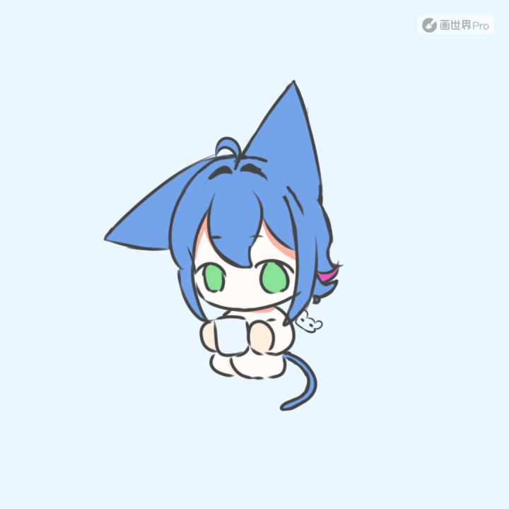 画了小巧喝茶截图