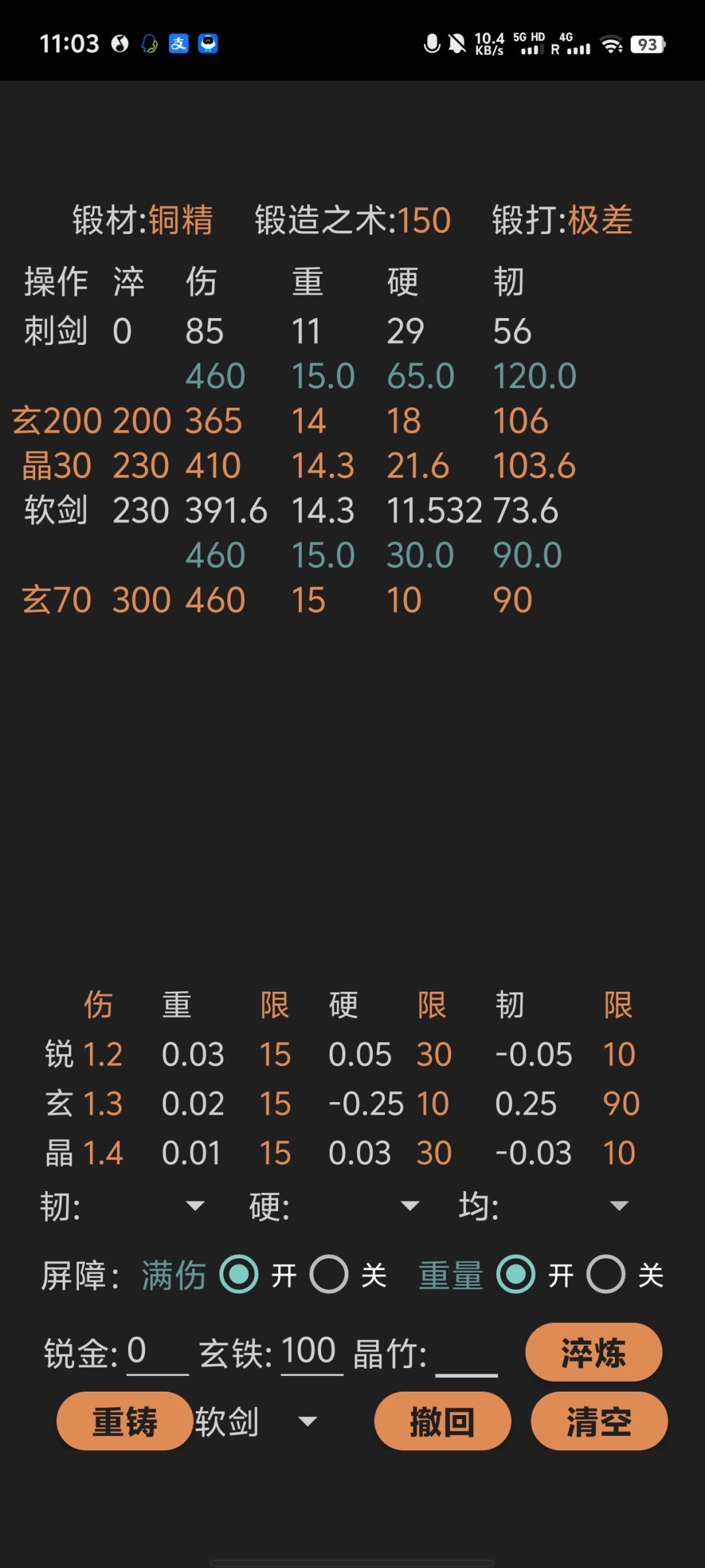 论软剑需不需要吃重铸 3