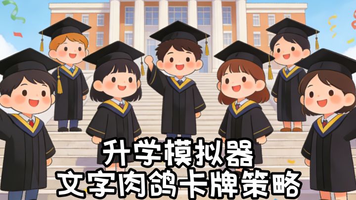 体验幼儿园到大学的学习生涯,肉鸽文字卡牌策略,升学模拟器截图