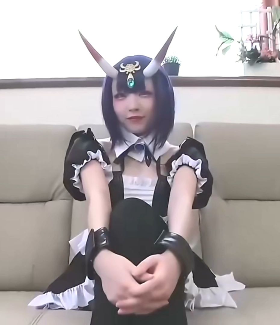 酒吞童子cos仿妆 2