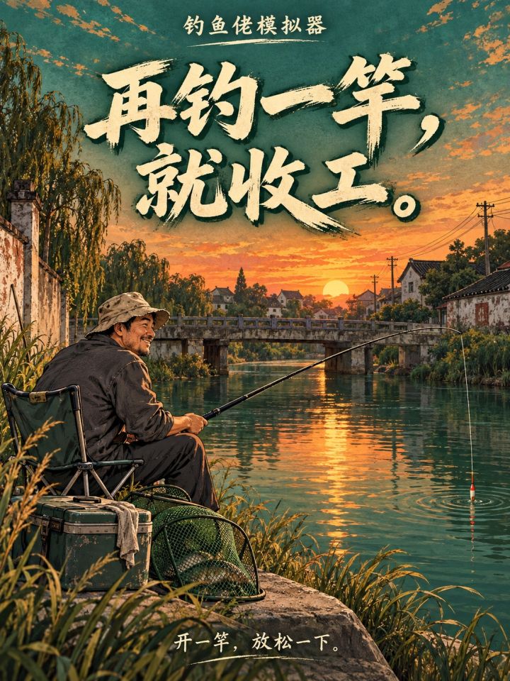 说好最后一竿，怎么天都黑了？🎣截图