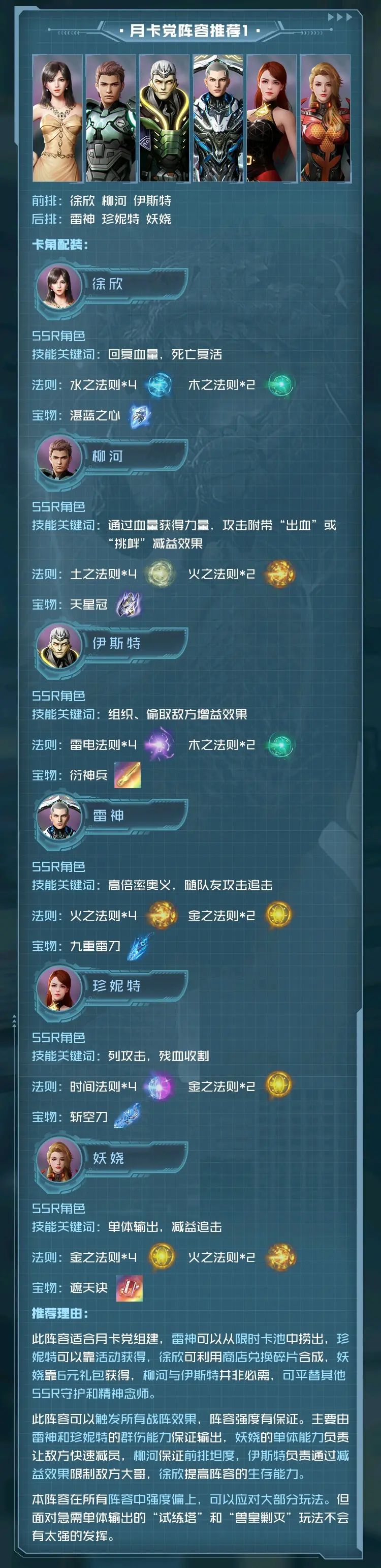 《吞噬星空:黎明》阵容推荐 2