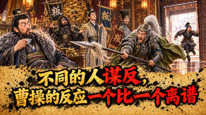 不同的人谋反,曹操的反应一个比一个离谱截图