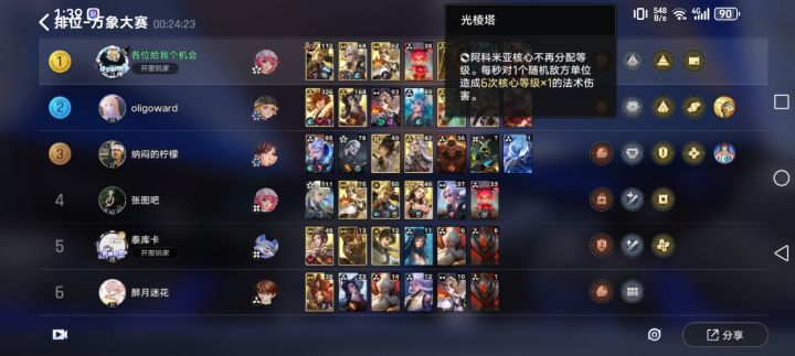 输出全靠光棱塔截图