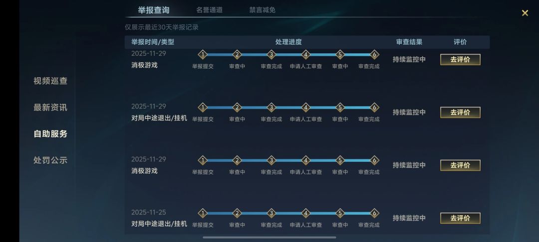 我说怎么平时举报0/8,0/9的不成功呢 3
