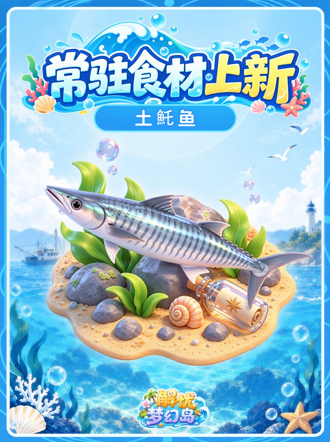 常驻食材预告 | 10月12日全新上线🌊 8