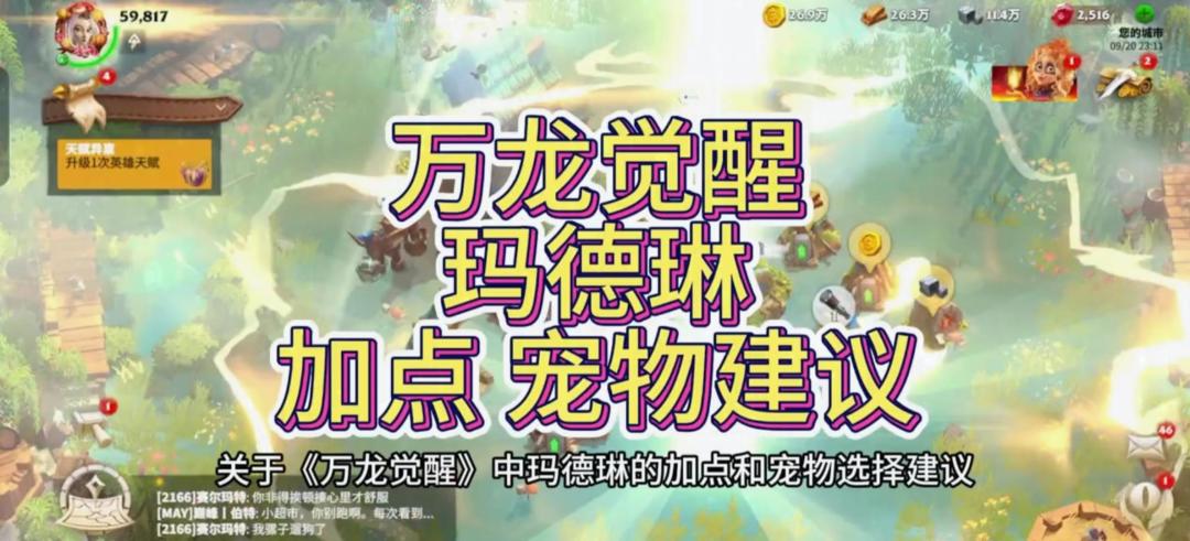 万龙觉醒：玛德琳的加点和宠物选择建议截图