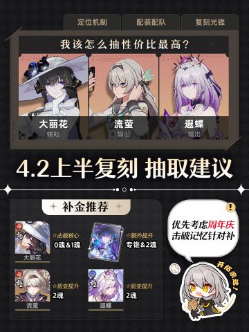 【V4.1攻略】三周年上半复刻 花/流/蝶 前瞻