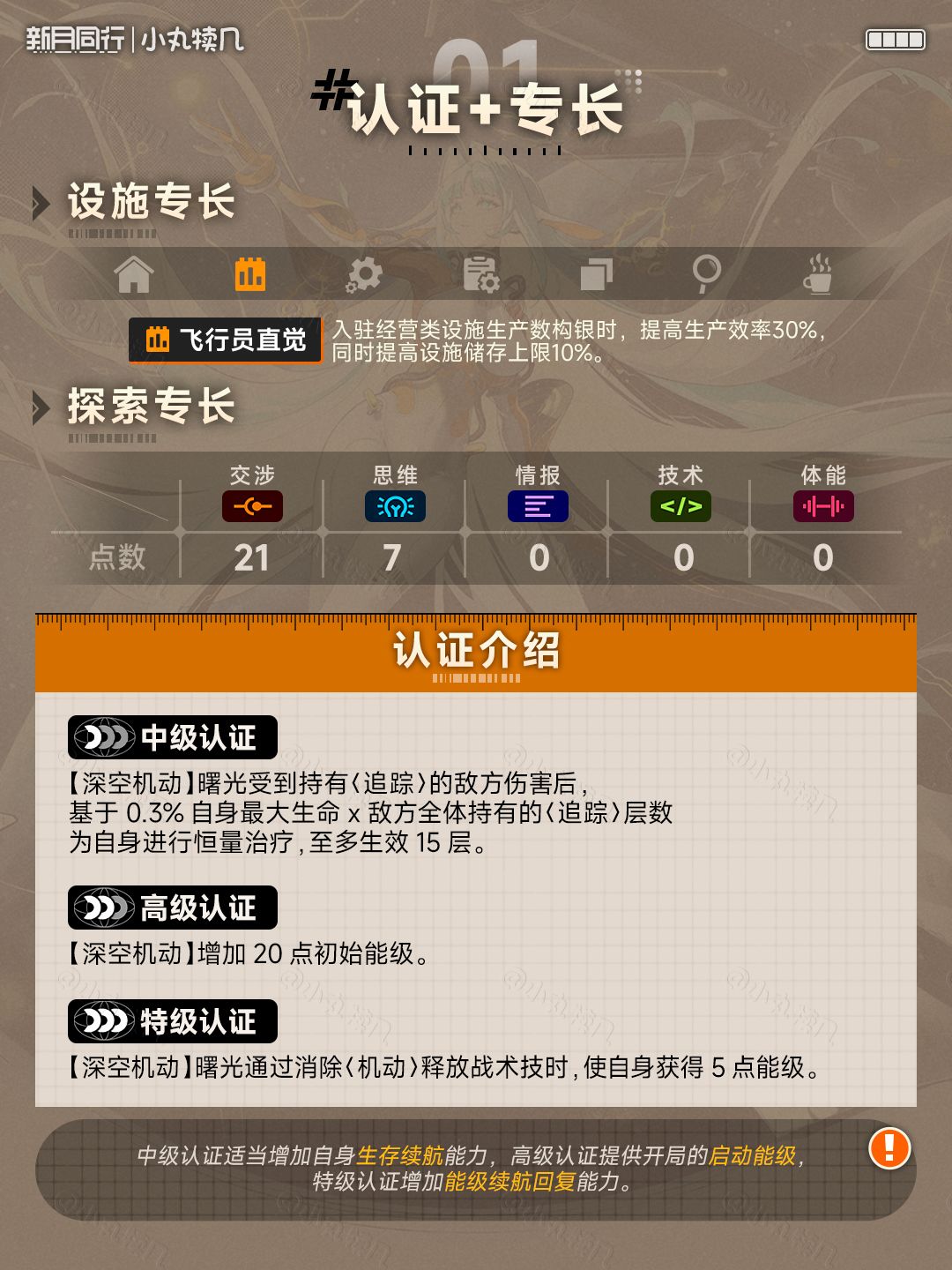 ||||| 曙光|特工养成攻略|新月同行 3
