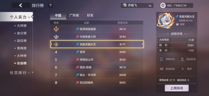 直接拿下国服齐格飞截图