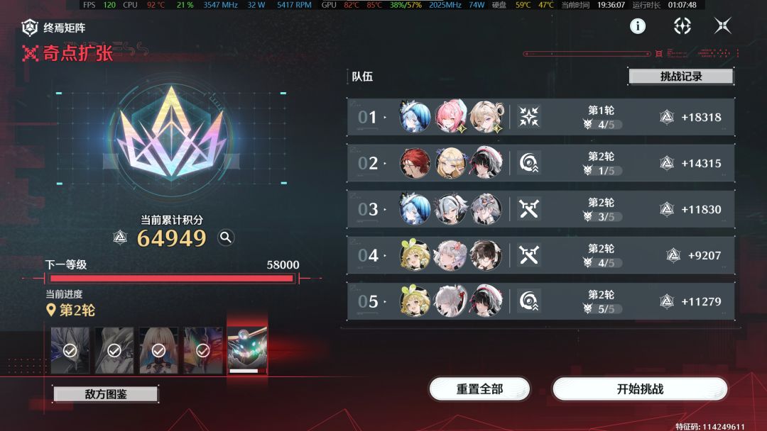 本来想着5队打 6w就行 3
