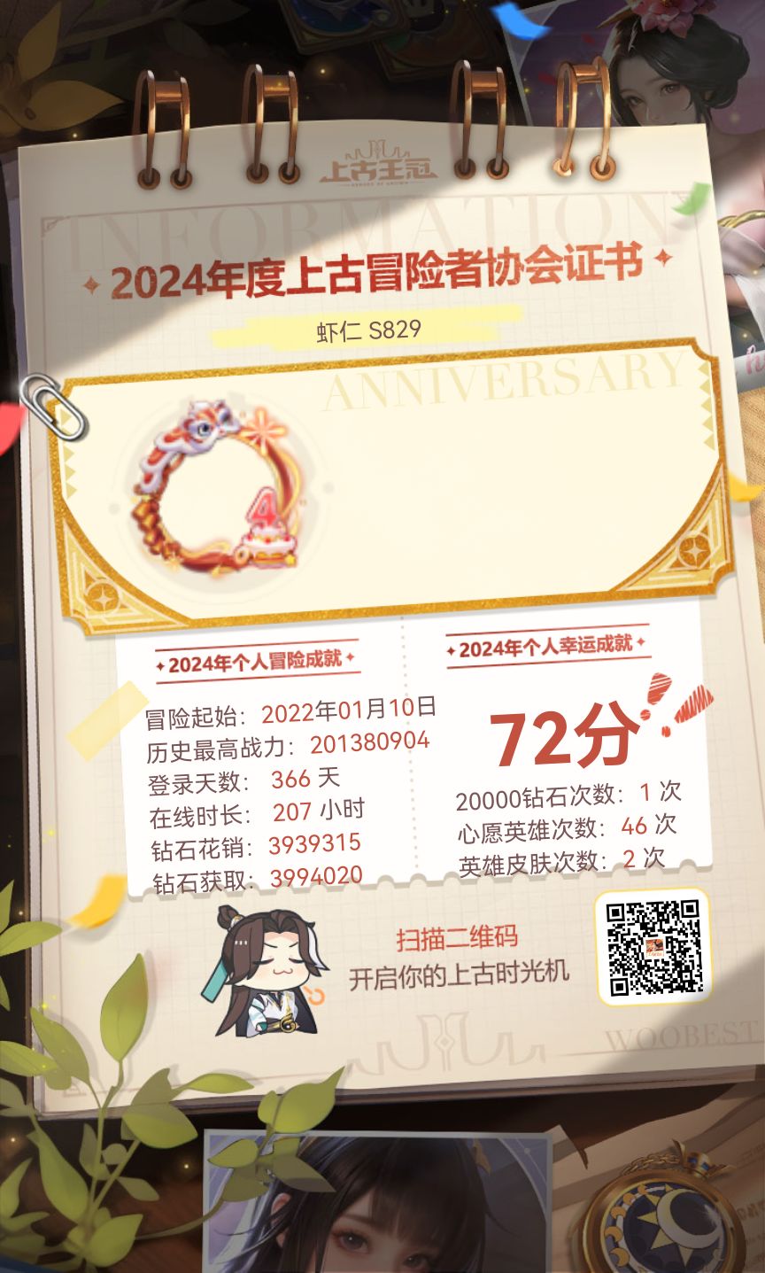 上古时光机留念。 5