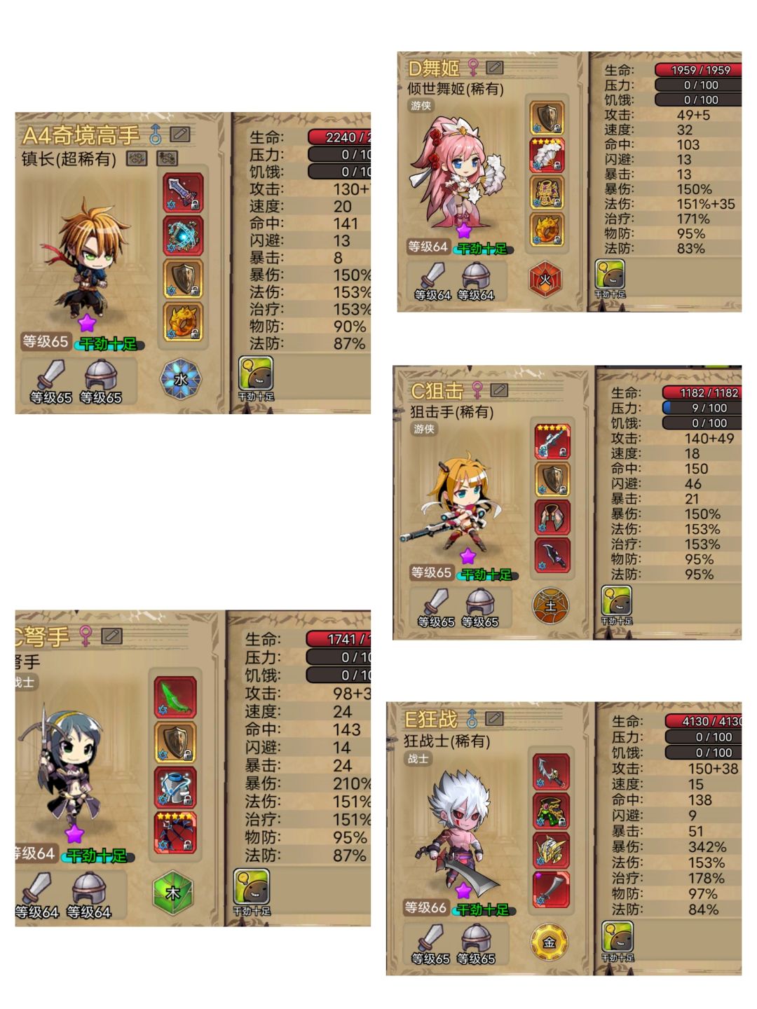 地下城四路配置分享 3