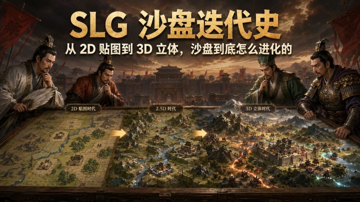 从2D贴图到3D立体,SLG沙盘到底怎么进化的截图