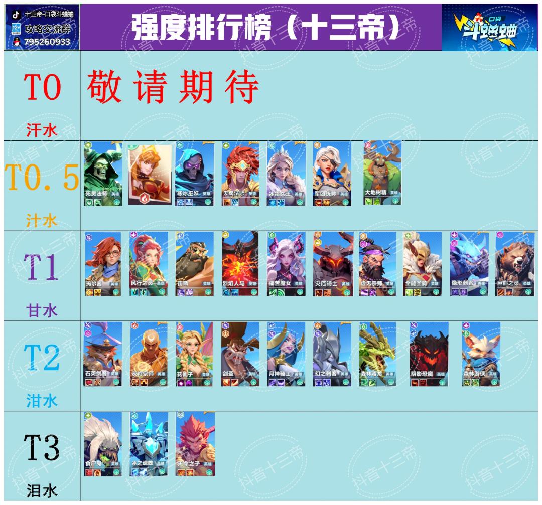十三帝|口袋斗蛐蛐 2月英雄强度一览截图