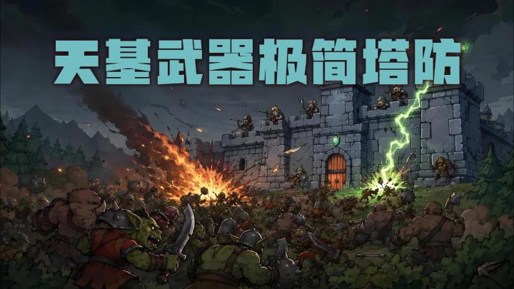 极简塔防竟然进化天基武器,再野的BOSS来了也得挨一发尝尝咸淡!截图