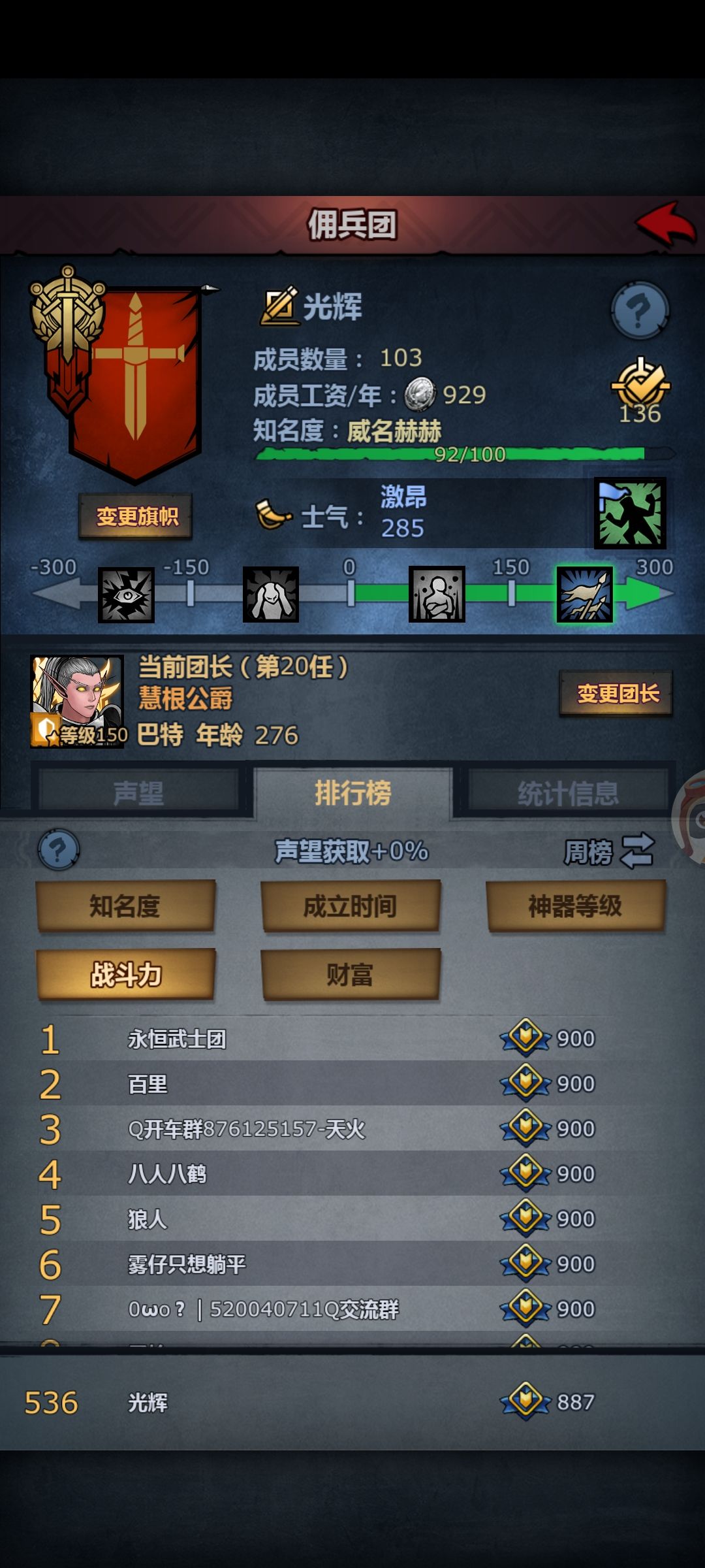 历史时刻,2464年,九百战力 1