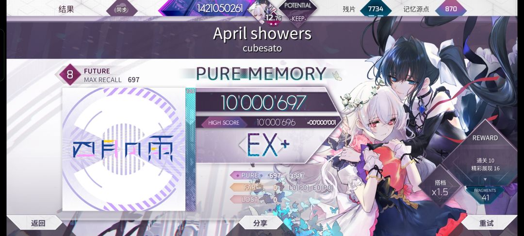 April showers Future 8 理论值 1